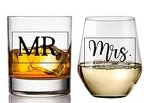 COOL AF Mr and Mrs Whiskey and Wine