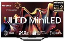 Hisense 164 cm (65 inches) U7N Series 4K Ultra HD Smart QLED Mini LED TV 65U7N (Black)
