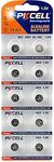 (10) BUTTON CELL BATTERIES: 1.5V - 