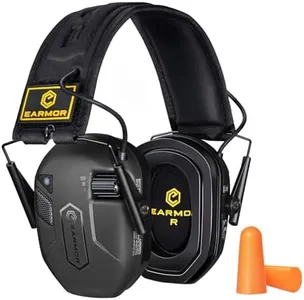 EARMOR OFFICIAL M300T5.4 Electronic Shooting Ear Protection Earmuffs, Bluetooth 5.4 Hearing Protection Ear Muffs with Gel Ear Pads, NRR 22dB Noise Reduction & 4X Sound Amplication for Shooting Hunting