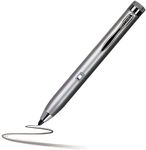 Broonel Silver Fine Point Digital Active Stylus Pen - Compatible With Dell Inspiron 5000 14" 2-in-1 Laptop