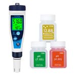 YINMIK Saltwater Pool Salt Tester Pool Salt ppm Tester Salt Water Tester pH Salt Meter for Pool Salt Salt Test Kit Aquarium TDS/EC Meter for Hydroponic Cultivation and Drinking Water