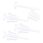 4PCS Flexible Acrylic Clear Ear Piercing Retainers Plug 20 Gauge Cartilage Earrings Helix Piercing Jewelry 2471