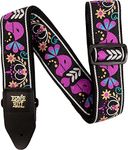 Ernie Ball Purple Bird Lupin Jacquard Strap