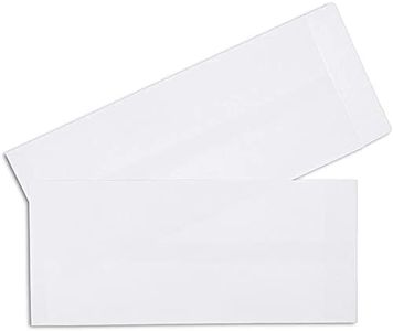 Juvale 50-Count #14 White Policy Business Envelopes, 11.5 x 5 Inches