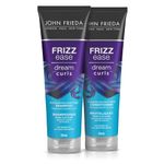 John Frieda Frizz Ease Dream Curls Duo, SLS/SLES Sulfate Free Shampoo + Conditioner, with Curl Enhancing Technology, nourishes and defines frizzy, curly and wavy hair (2x 250mL)