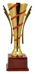 TROPHY JUNCTION Metallic-Fiber Trophy, 35 cm (Golden, 102-35)