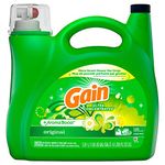 Gain High Efficiency Original Liquid Laundry Detergent, 225 oz, Green