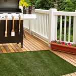 iCustomrug Artificial Thick Realistic Grass Mats & Turf Rugs 3' X 10' Synthetic Grass in Many Custom Sizes and Widths with Finished Edges with Binding Tape