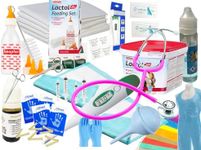 Complete Deluxe Whelping Puppy Kit, Aspirator, Lactol Puppy Milk & Bottle, Whelping Guides, Cord Clamps etc Full Kit