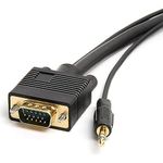 C&E CNE63394 VGA to VGA Cable with Ferrite Cores 50 Feet (15 Meters) HD15 Male to Male SVGA Monitor Cable 50ft (15M) (3 Pack)