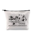 Vampire Gift Novelty TV Show Zipper Pouch Makeup Bag for Buffy Fans