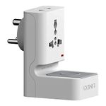 CONA Standy Multiplug 3 in 1 - (White) - Multiplug with Stand, 125 Volt