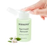 JODSONE Non-Acetone Nail Polish Remover, 180ml Jasmine Scent Nail Varnish Remover, Gentle & Nail-friendly with Vitamin E & Aloe, Push-down Pump, Easy Daily Removal for Regular Nail Polish