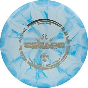 Dynamic Discs Prime Burst Escape Disc Golf Driver | Frisbee Golf Fairway Driver | Neutral Flying Golf Disc | Stamp Colors Will Vary (Blue)