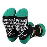 BDPWSS Funny Golf Socks For Men Wom