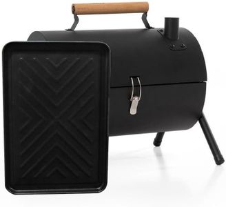 Grillz Charcoal BBQ Portable Grill Camping Barbecue Outdoor Cooking Smoker for Camping & Backyard Cooking