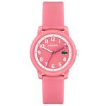 Lacoste Analogue Quartz Watch for Kids with Pink Silicone Bracelet - 2030040