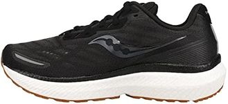Saucony Men's Triumph 19 Running Shoe, Black/Gum, 9