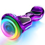 HOVERSTAR Hoverboard for Kids & Teens, All-Terrain Off Road Hoverboard, Self Balancing Scooter, Bluetooth Speaker, LED Lights, UL 2272 Certified