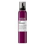 L'Oréal Professionnel Hair Mousse, With Heat Protection, For All Curly & Coily Hair, 10-in-1 Multi-Benefit, With Glycerin, Urea H and Hibiscus Seed Extract, Serie Expert Curl Expression, 250 ml