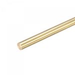 sourcing map Brass Rod,Brass Solid Round Rod 8mm Diameter 400mm Length Lathe Bar Stock for RC Model DIY Craft Pack of 1