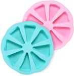 Nourished Essentials | Silicone Scone Pan - Silicone Cake Molds for Baking - Triangle Shaped Mold - Mini Non-stick Scone Pan - Ideal for Baking Delicious Cakes - Pack of 2, Blue and Pink