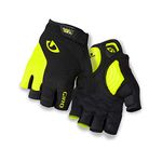 Giro Men's Strade Dure Supergel Bike Gloves ,Black/Highlight Yellow , Size L