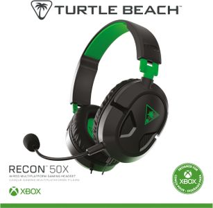 Turtle Beach Recon 50X Gaming Headset – Wired Stereo for Xbox