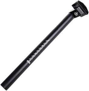 30.4 SeatPost 350mm CYSKY Bike Seat Post Suitable for Most Bicycle Mountain Bike Road Bike MTB MTN BMX (Aluminum Alloy, Adjustable, Black)