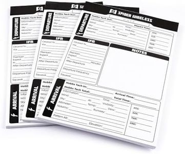 R SPIDER WIRELESS Pilot Kneeboard Notepad, IFR Flight Notepad for Pilot, Aviation Pilot Bag Accessory, Fits Most Aviation Kneeboards, 3 Pack