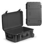 Seahorse 920 Heavy Duty Protective Dry Box Case, Empty - TSA Approved/Mil Spec / IP67 Waterproof/USA Made for Professional, Amateur, Beginner Photographers and Camera Enthusiasts (Grey)