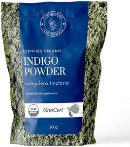 200g Organic Certified Indigo Powder 100% Pure Mendhi Hair Colour Triple Sifted Black Hair Dye