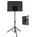 Corslet Notation Stand for Singers Music Stand for Notes Lyrics Foldable Violin Music Sheet Holder Adjustable Orchestral Conductor Music Sheet Stand for Singing Book Notes Notation Musical Instrument