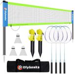 Olybeaka Portable Badminton Net wit