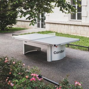Cornilleau Campus 510 Outdoor Table Tennis Table – Weatherproof 7mm Melamine, Grey