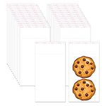 Clear Self Stick Cellophane Bags 3x5 Crystal Adhesive Cello Baggies 100pcs OPP Poly Glassine Bags 2mil for Cookie Snacks Nuts Chocolate Bracelet Card Keychain Soap