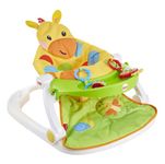 Fisher-Price Baby Seat with Detachable Tray and two linkable Activity Toys, Washable, Portable, Supportive and helps develop fine motor skills, GXC39