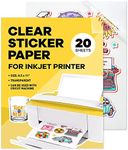 90% Clear Sticker Paper for Inkjet 