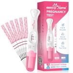 Easy@Home Pregnancy Test Sticks: Over 99% Accurate for 6 Days Sooner Early Detection - Ultra High Sensitivity & Rapid Result - Pregnancy Tests | 3 Sticks + 6 Strips