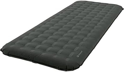 Outwell Flow Airbed Single 200 x 80 x 20 cm, schwarz, Grau