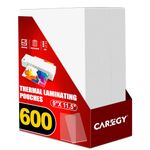 CAREGY 600 Pack Laminating Sheets,Thermal Laminating Pouches, 3 Mil, 9 x 11.5 Inches Lamination Sheet Paper for Laminator, Round Corner Letter Size