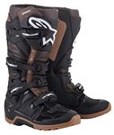 Alpinestars Tech 7 Enduro Boots Black/Dark Brown Sz 13 (2012114-1089-13)