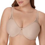 Bali Passion For Comfort Minimizer Underwire Bra, Toffee, 38DDD