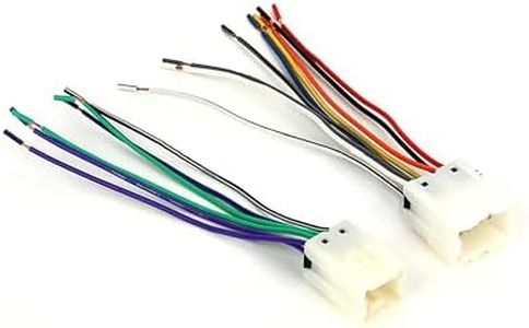 SCOSCHE NN03B Nissan Color Coded Wire Harness Compatible with Select 1995 to 2013 Vehicles,White