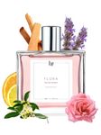 EM5 Floraa EDP Perfume for Women | Eau de Parfum for All Day Wear | Strong and Long Lasting Spray | Fruity Floral Citrus Fresh Fragrance | Luxury Gift for Her