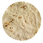Ambesonne Bakery Round Blanket, Mexican Lunch Tortilla Lahvash Lavash Thin Bread with Flour Crispy Pita Funny Art, Lightweight Sofa & Bed Cover Gift for Mom from Daughter, 60" Round, Beige Ginger