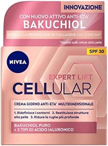 NIVEA CELLULAR EXPERT LIFT Crema Giorno Anti-età Multidimensionale SPF 30 50 ml, Crema viso giorno con Bakuchiol Puro e 2 tipi di Acido Ialuronico, Crema antirughe giorno