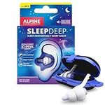 Alpine SleepDeep M/L – Ear Plugs for Sleep and Concentration - New 3D Oval Shape and Super Soft Reusable Noise Cancelling Ear Plugs - 27dB Noise Reduction - Ideal for Side Sleeper (M/L)