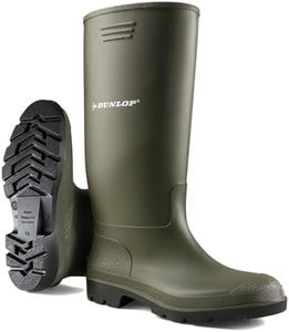 Dunlop Mens Green Waterproof Wellington Boots UK 8